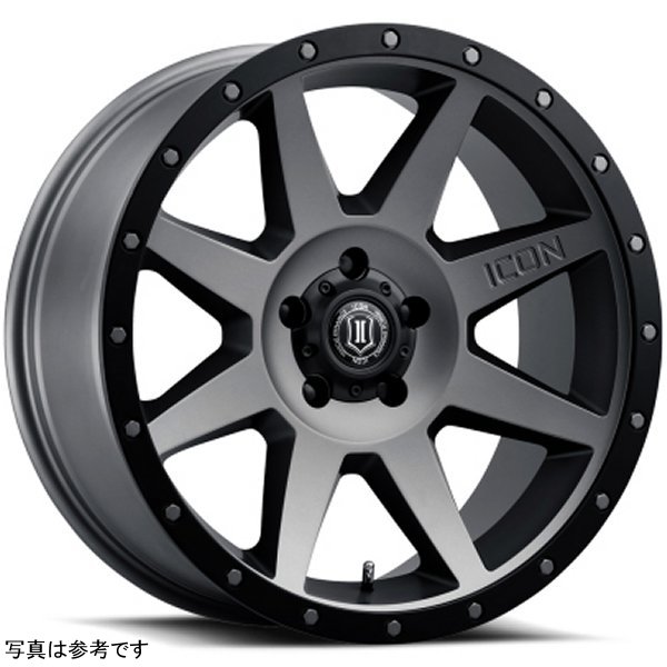 ICON Rebound 20x9 6x5.5 0mm Offset 5in BS Titanium Wheel