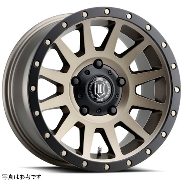 ICON Compression 17x8.5 5x150 25mm Offset 5.75in BS 110.1mm Bore Bronze Wheel