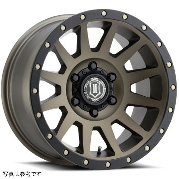 ICON Compression 17x8.5 6x5.5 25mm Offset 5.75in BS 95.1mm Bore Bronze Wheel