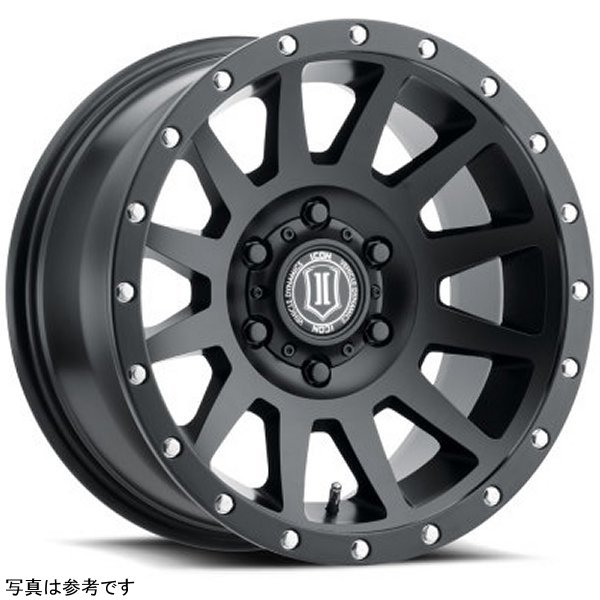 ICON Compression 18x9 5x150 25mm Offset 6in BS Satin Black Wheel