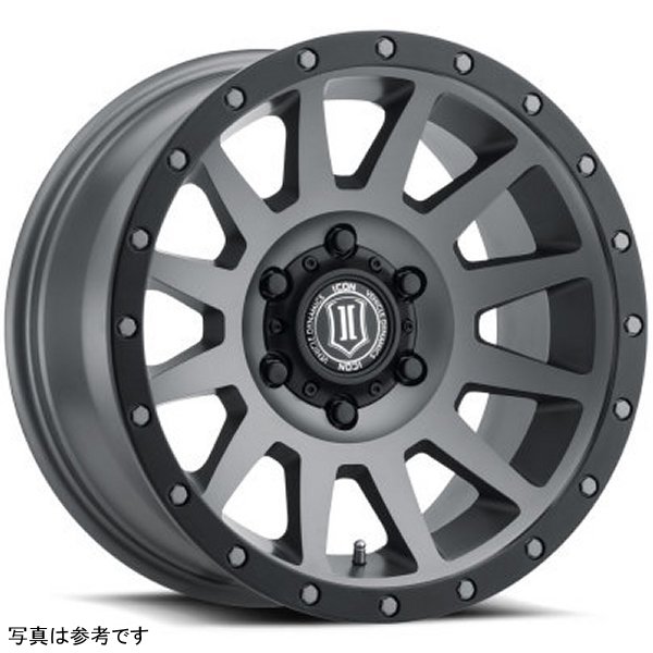 ICON Compression 18x9 6x135 6mm Offset 5.25in BS Titanium Wheel