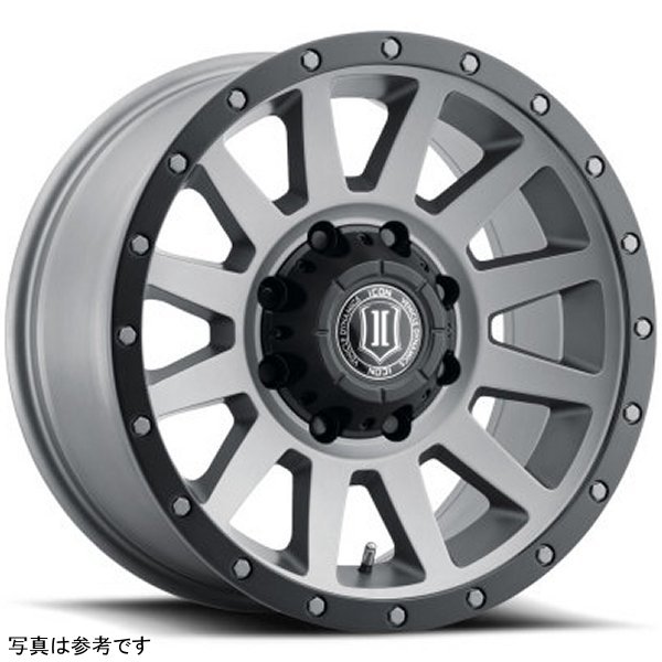 ICON Compression HD 18x9 8x170 6mm Offset 5.25in BS Titanium Wheel