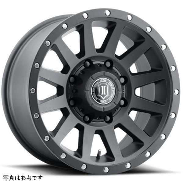 Compression HD Sat Black Wheel - 18x9/8x180/12mm/5.5in BS