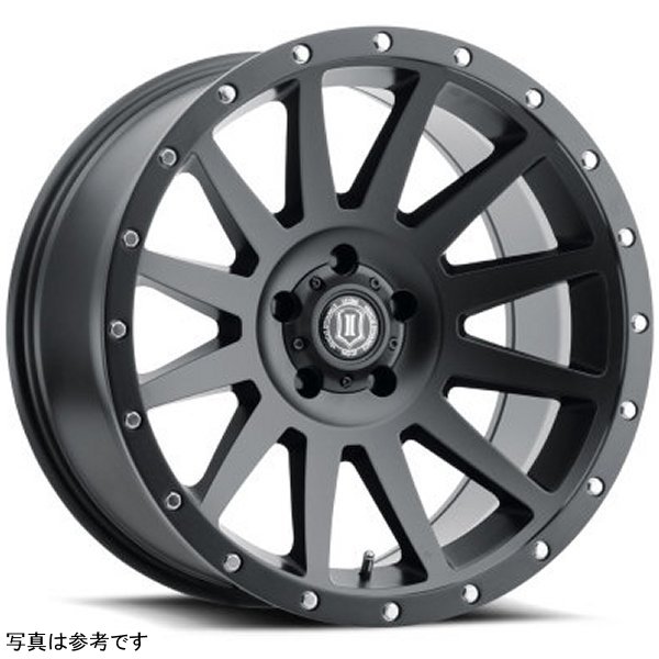 ICON Compression 20x10 6x5.5 -19mm Offset 4.75inBS Satin Black Wheel