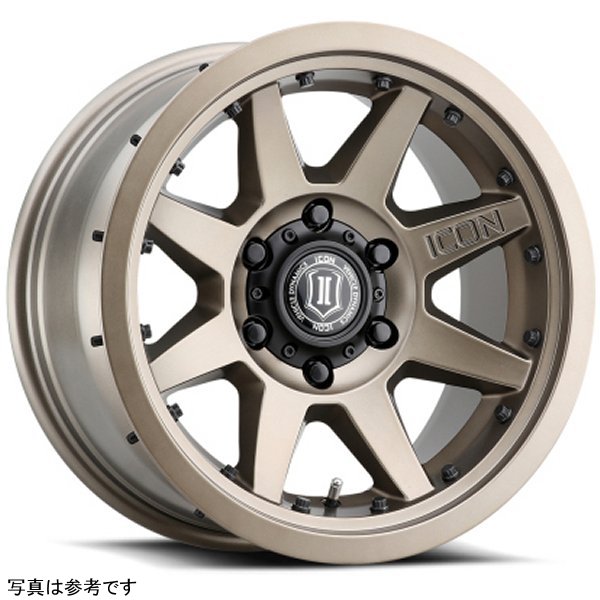 ICON Rebound Pro 17x8.5 6x135 6mm Offset 5in BS 87.1mm Bore Bronze Wheel