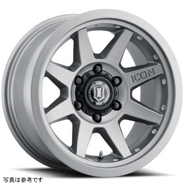 ICON Rebound Pro 17x8.5 6x135 6mm Offset 5in BS 87.1mm Bore Titanium Wheel