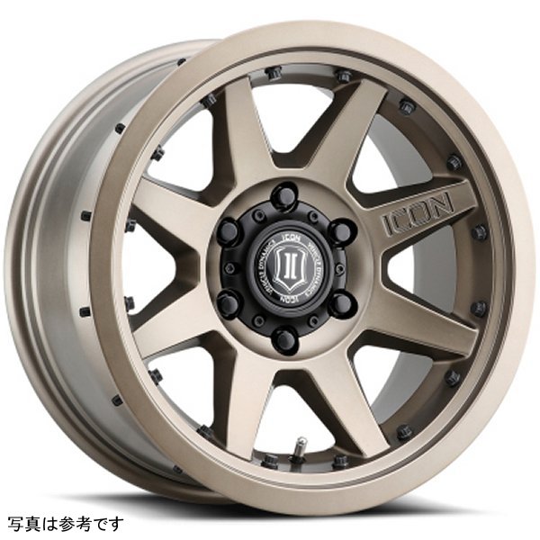 ICON Rebound Pro 17x8.5 5x5 -6mm Offset 4.5in BS 71.5mm Bore Bronze Wheel