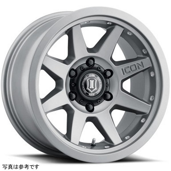 ICON Rebound Pro 17x8.5 5x5 -6mm Offset 4.5in BS 71.5mm Bore Titanium Wheel