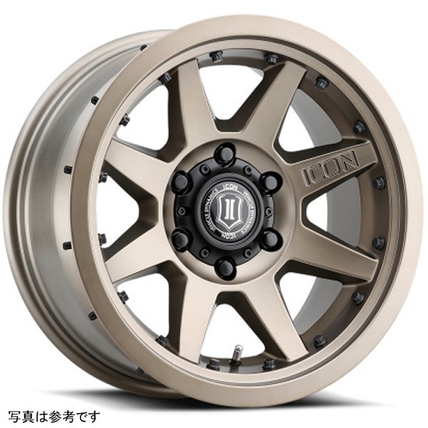 ICON Rebound Pro 17x8.5 6x5.5 0mm Offset 4.75in BS 106.1mm Bore Bronze Wheel