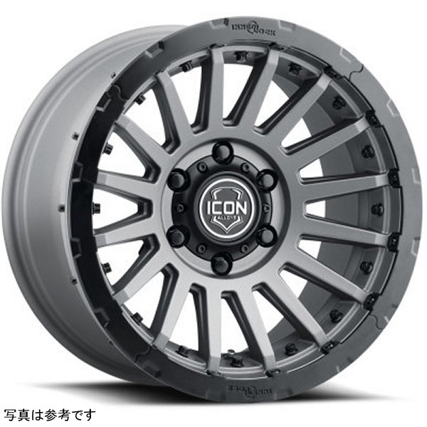 ICON Recon Pro 17x8.5 6x5.5 0mm Offset 4.75in BS 106.1mm Bore Charcoal Wheel
