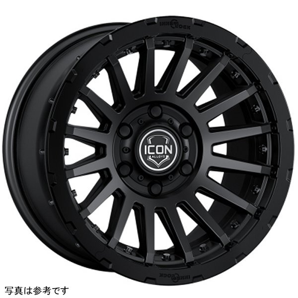 ICON Recon Pro 17x8.5 6x5.5 0mm Offset 4.75in BS 106.1mm Bore Satin Black Wheel