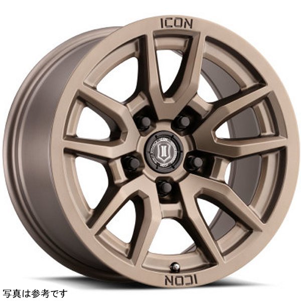 ICON Vector 5 17x8.5 5x150 25mm Offset 5.75in BS 110.1mm Bore Bronze Wheel