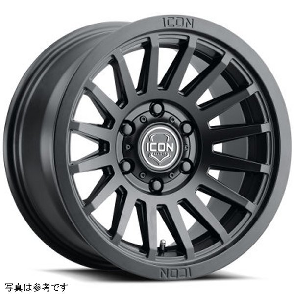 ICON Recon SLX 17x8.5 6x5.5 BP 0mm Offset 4.75in BS 106.1mm Bore Satin Black Wheel