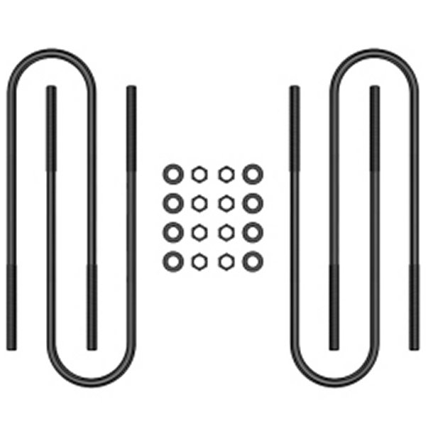 ICON 99-10 Ford F-250/F-350 Super Duty Dually/03-12 Ram HD 15in U-Bolt Kit