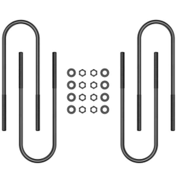 ICON 2011+ Ford F-250/F-350 Rear 15in U-Bolt Kit