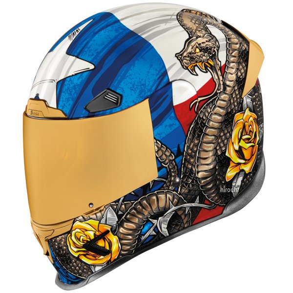 『New』 フルフェイスヘルメット AIRFRAME PRO テハスリーブレ ゴールド