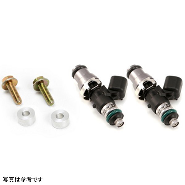 ID1050-XDS Fuel Injectors Polaris RZR 14mm Adapter Top w/ Connectors (Set of 2)