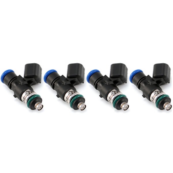 ID1050X Fuel Injectors 34mm Length 14mm Top O-Ring 14mm Lower O-Ring (Set of 4)