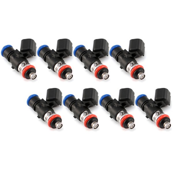 1050cc Injectors 34mm Length No Adaptor Top 15mm Orange Lower O-Ring (Set of 8)