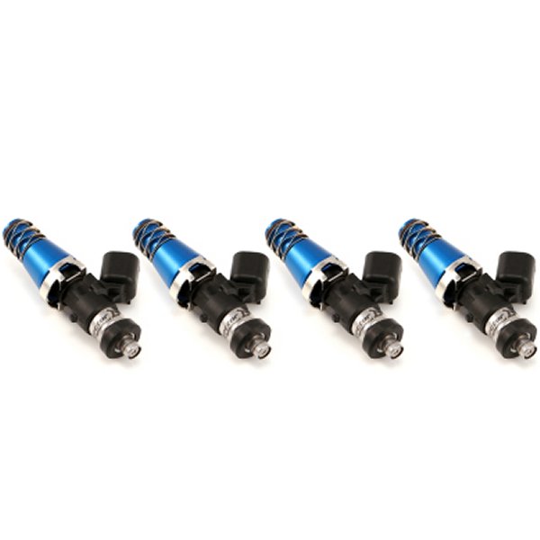 ID1050X Injectors 11mm (Blue) Adaptor Tops Denso Lower (Set of 4)