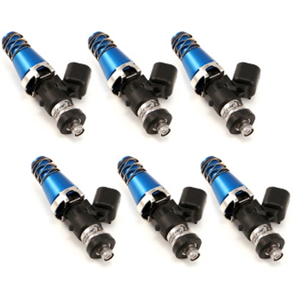 ID1050X Injectors 11mm (Blue) Adaptor Tops Denso Lower Cushions (Set of 6)