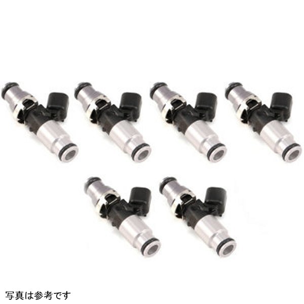 1050X Injectors 14mm (Grey) Adaptor Top - (Silver) Bottom Adapter (Set of 6)