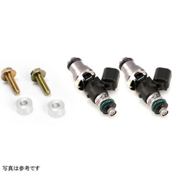 ID1300-XDS Fuel Injectors Polaris RZR 14mm Grey Adapter Top (Set of 2)