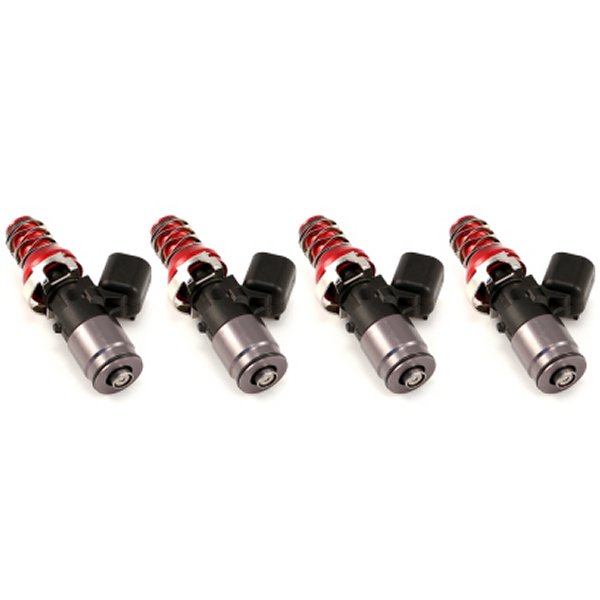 1340cc Injectors-48mm Length - 11mm Gold Top/Denso And -204 Low Cushion (Set of 4)