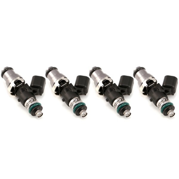 1340cc Injectors - 48mm Length - 14mm Grey Top - 14mm Lower O-Ring (Set of 4)