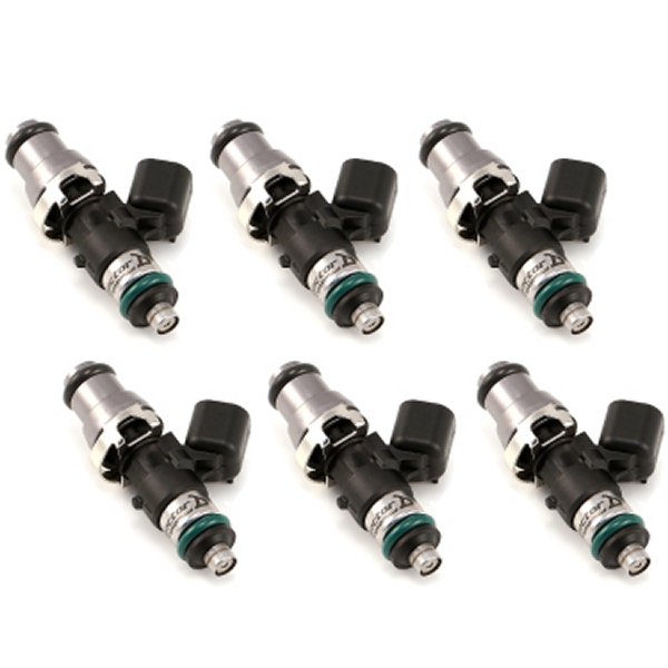 1340cc Injectors - 48mm Length - 14mm Grey Top - 14mm Lower O-Ring (Set of 6)