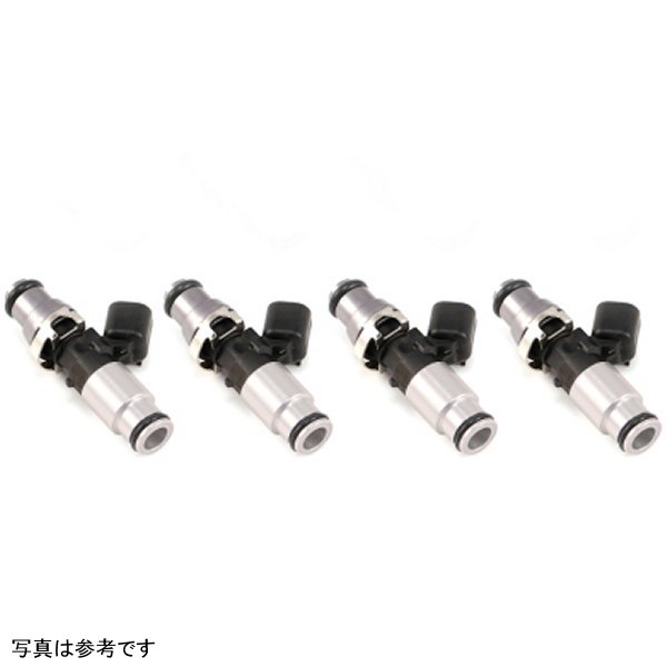 ID1300X Injectors- 14mm Top Adapter (Grey) - 14mm (Silver) Lower O-Ring - Set Of 4