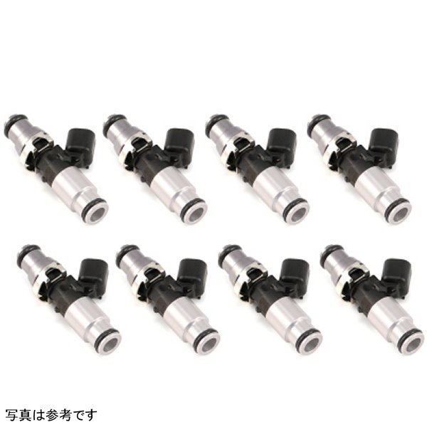 1340cc Injector - 60mm Length - 14mm Grey Top - Blue Bottom Adaptor (Set of 8)