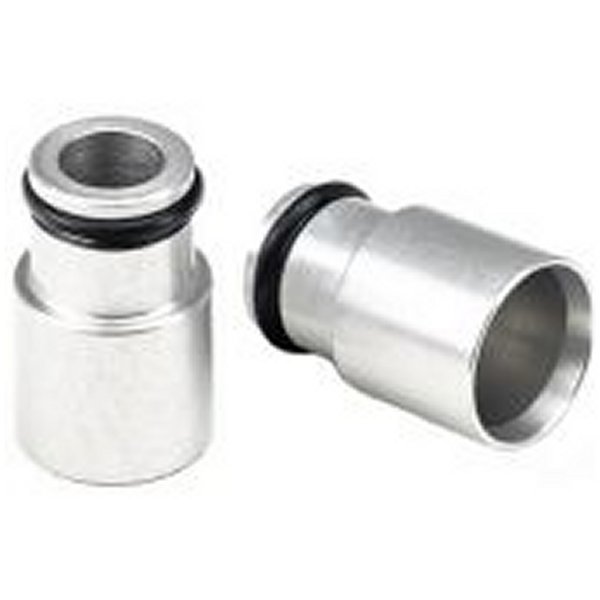 +12mm Clear Anodize Bottom Adapter 14mm Lower O-Ring