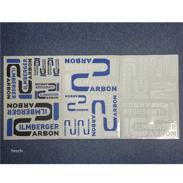 ロゴステッカー 白/青白/青黒 3枚セット