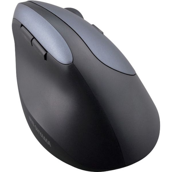 アイリスオーヤマ IRIS 518145 ワイヤレスマウス エルゴノミクスデザイン ブラック
