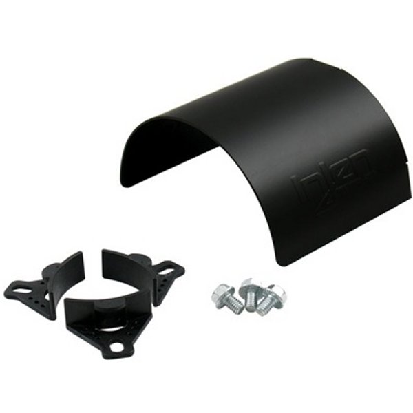 Aluminum エアフィルター Heat Shield Universal Fits 3.50 Black