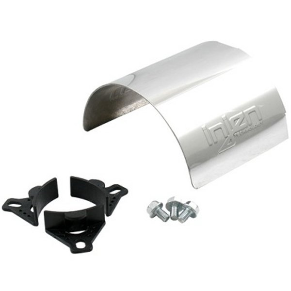 Aluminum エアフィルター Heat Shield Universal Fits 3.50 Polished