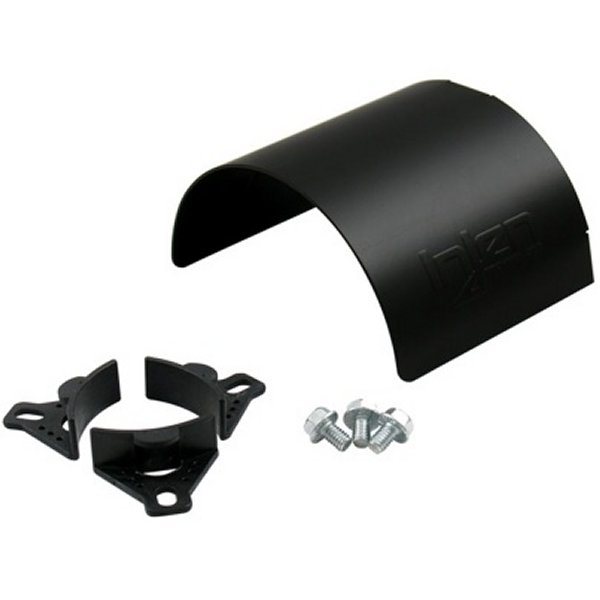 Aluminum エアフィルター Heat Shield Universal Fits 2.50 2.75 3.00 Black