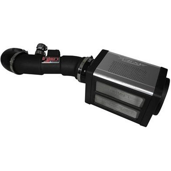 04-10 QX56 / 04年-12年 Amada/Titan V8 5.6L w/Power Box リンクルブラック Power-Flow エアインテークシステム