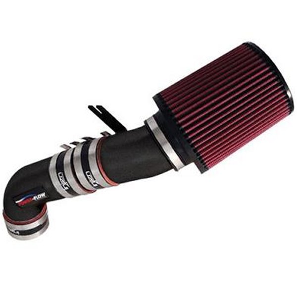 94-04 S10 Sonoma Jimmy Blazer 4.3L V6 リンクルブラック Power-Flow エアインテークシステム