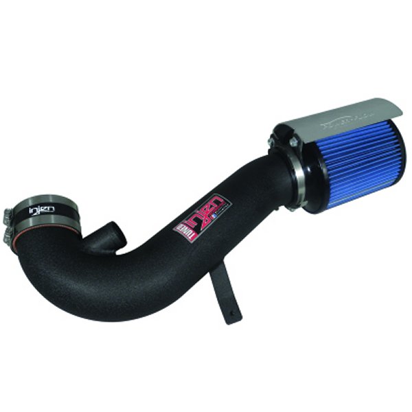 11 フォード Mustang GT V8 5.0L Power-Flow Wrinkle Blk ショート Ram エアインテーク w/ MR Tech/Heat Shield