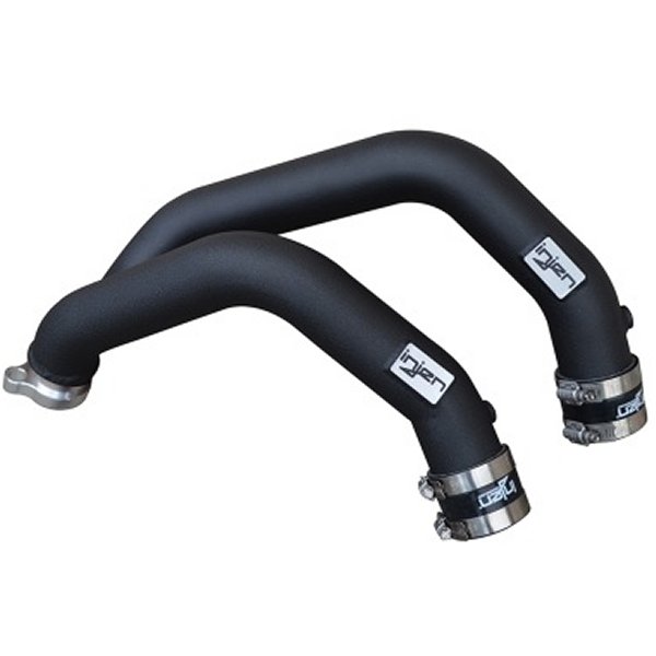 15-16 BMW M3(F80)/M4 (F82/83) 3.0L L6 Twin Turbo 2PC Aluminum Int. Charge Pipe - リンクルブラック