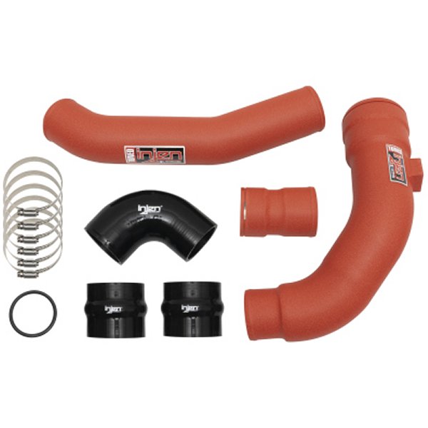 17-22 フォード F250/F/350/F-450/F-550 V8-6.7L Turbo Diesel リンクルレッド インタークーラー Piping Kit