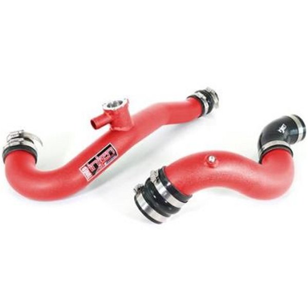 15年-19年 フォード Mustang 2.3L EcoBoost Aluminum インタークーラー Piping Kit - リンクルレッド