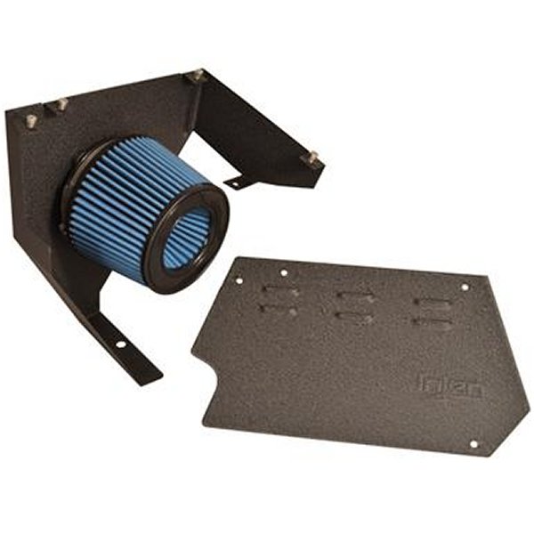 01年-06年 BMW 330i E46 3.0L (M54) L-6 リンクルブラック ショート Ram インテーク w/ Enc Heat Shield & アダプター