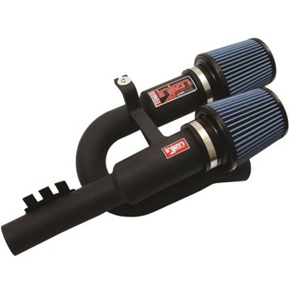 07年-09年 335i E92 / 08年-09年 135i E82 3.0L L6 Twin インテーク リンクルブラック ショート Ram Intake