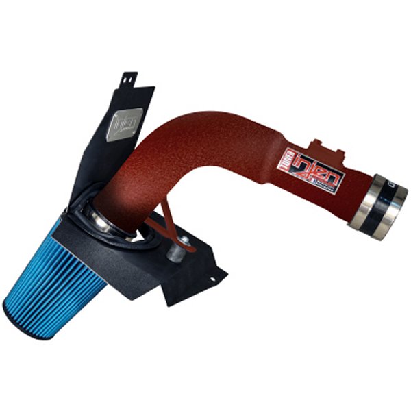 2015年 スバル STi 2.5L 4 Cyl (Turbo) リンクルレッド Cold エアインテーク w/ MR Tech and Heat Shield