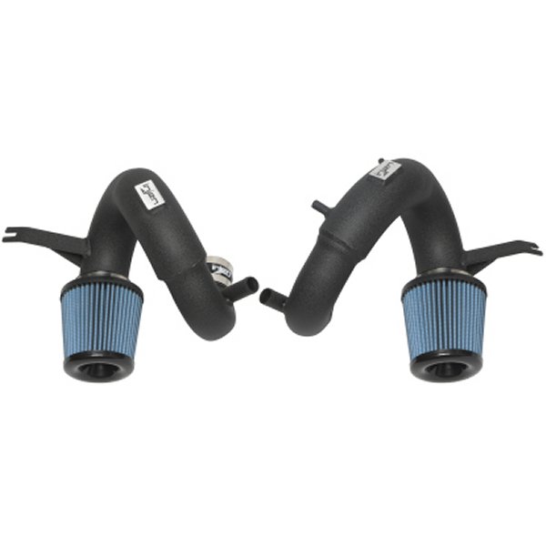 19-21 Genesis G70 V6-3.3L Twin Turbo SP ショート Ram エアインテークシステム - リンクルブラック