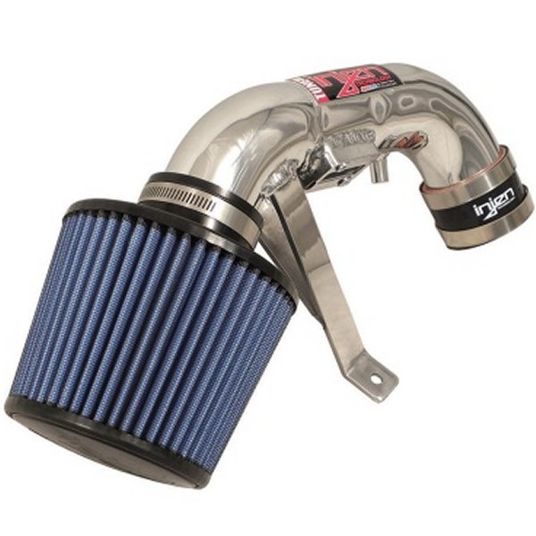 06-11 ホンダ Civic Hybrid 1.3L 4 cyl Polished Dyno-Tuned エアインテーク w/ Web Nano-Fiber フィルター