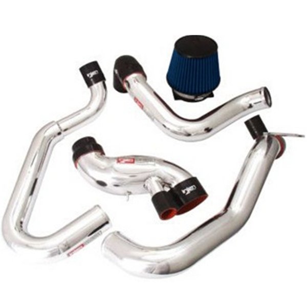 03年-06年 Evo 8/9/MR Cast Aluminum インテークシステム w/ Full インタークーラー Piping Polished ショート Ram Int